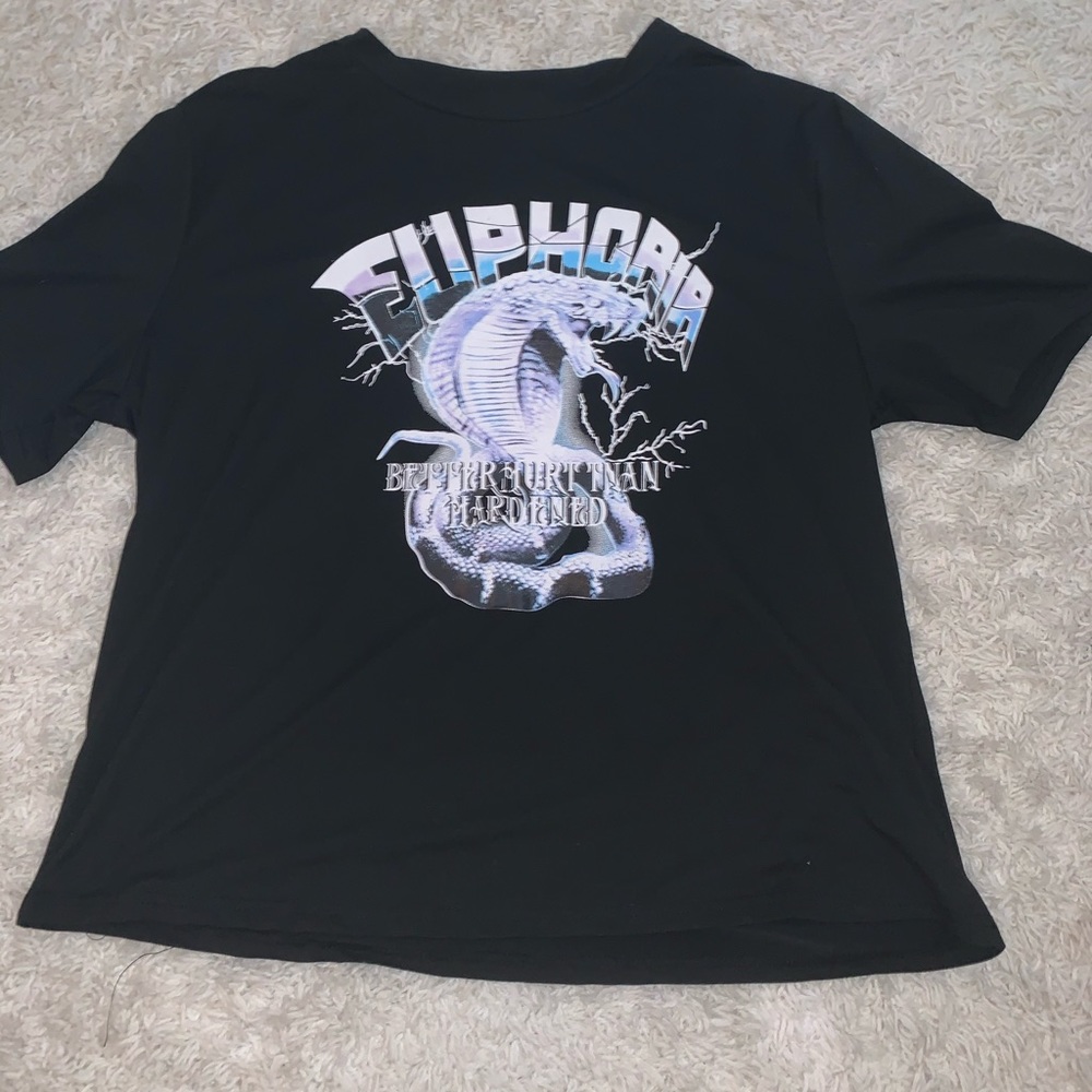 Black euphoria shirt